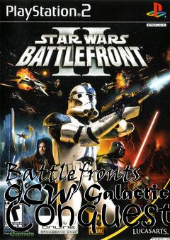 Box art for Battlefronts GCW Galactic Conquest