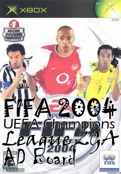 Box art for FIFA 2004 UEFA Champions League 2GA AD Board