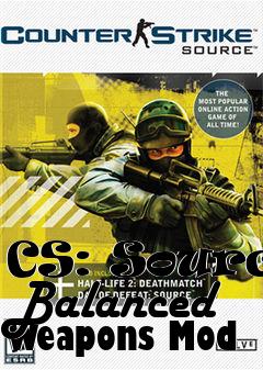 Box art for CS: Source Balanced Weapons Mod