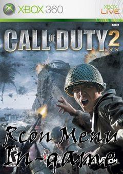 Box art for Rcon Menu In-game