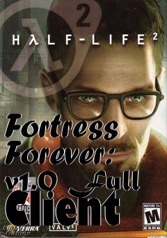 Box art for Fortress Forever: v1.0 Full Client