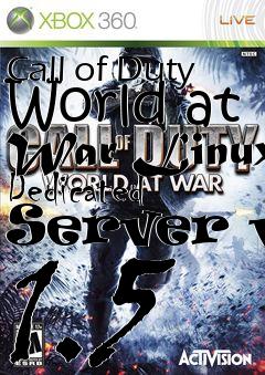 Box art for Call of Duty World at War Linux Dedicated Server v. 1.5