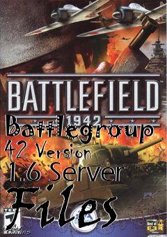 Box art for Battlegroup 42 Version 1.6 Server Files