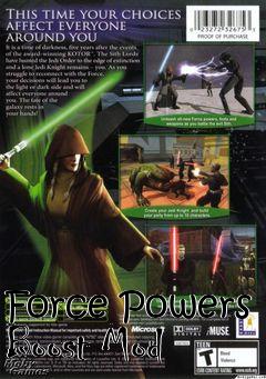 Box art for Force Powers Boost Mod