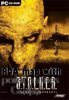 Box art for PDA map with point names - Cordon