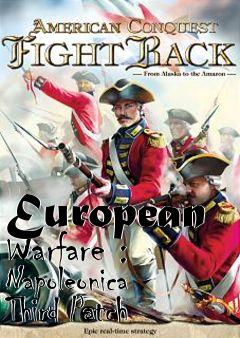 Box art for European Warfare : Napoleonica Third Patch