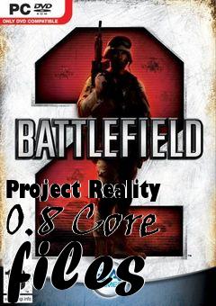 Box art for Project Reality 0.8 Core files