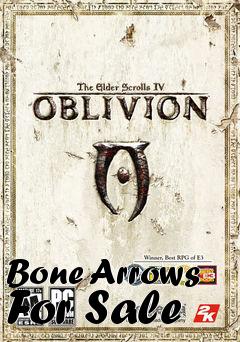Box art for Bone Arrows For Sale