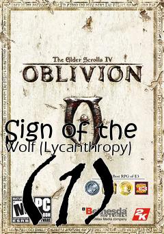 Box art for Sign of the Wolf (Lycanthropy) (1)
