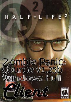 Box art for Zombie Panic: Source v1.25b Windows Full Client
