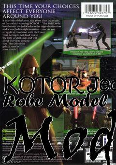 Box art for KOTOR Jedi Robe Model Mod