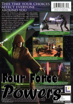 Box art for Four Force Powers