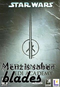 Box art for Menzis saber blades