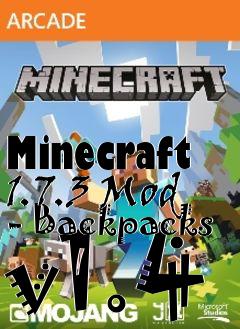 Box art for Minecraft 1.7.3 Mod - Backpacks v1.4