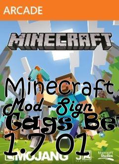 Box art for Minecraft Mod - Sign Tags Beta 1.7 01