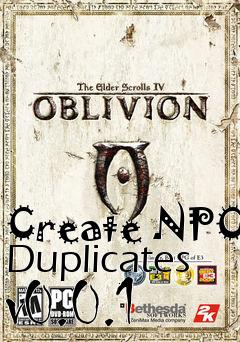 Box art for Create NPC Duplicates v0.0.1