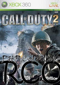 Box art for PHP CoD2CoD4 RCON