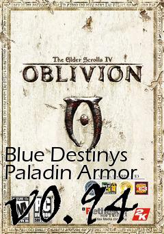 Box art for Blue Destinys Paladin Armor v0.94
