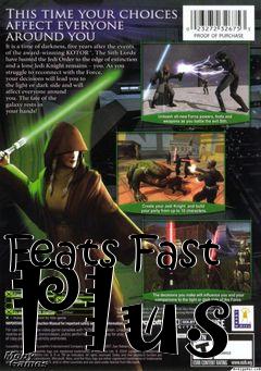 Box art for Feats Fast Plus