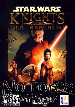 Box art for No Force Restrictions