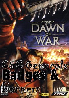 Box art for C&C Generals Badges & Banners