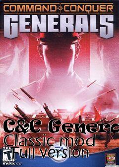 Box art for C&C Generals Classic mod - Full version