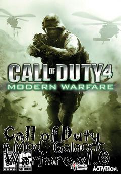 Box art for Call of Duty 4 Mod - Galactic Warfare v1.0