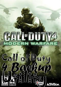 Box art for Call of Duty 4 Backup Utility