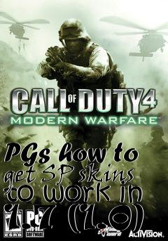 Box art for PGs how to get SP skins to work in 1.7 (1.0)