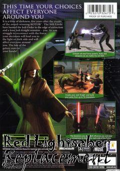 Box art for Red Lightsaber Replacement