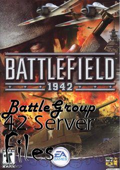 Box art for BattleGroup 42 Server Files