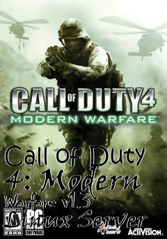 Box art for Call of Duty 4: Modern Warfare v1.3 Linux Server