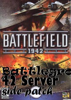 Box art for Battlegroup 42 Server side patch