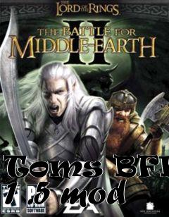 Box art for Toms BFME2 1 .5 mod