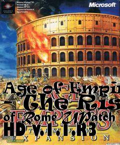 Box art for Age of Empires - The Rise of Rome UPatch HD v.1.1.R3