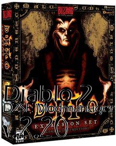 Box art for Diablo 2 D2SE Modmanager v.2.20