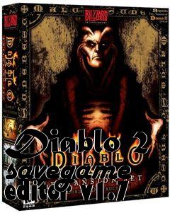 Box art for Diablo 2 savegame editor v1.7