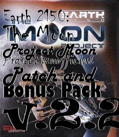Box art for Earth 2150: The Moon Project Moon Project Unofficial Patch and Bonus Pack v.2.2
