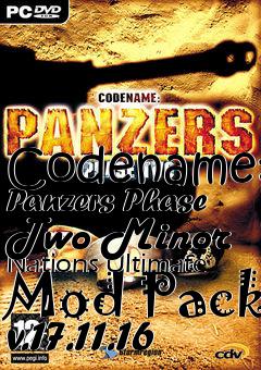 Box art for Codename: Panzers Phase Two Minor Nations Ultimate Mod Pack v.17.11.16