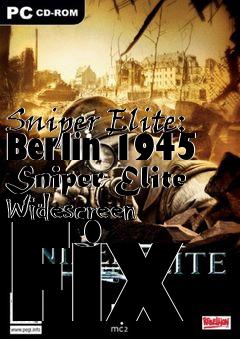 Box art for Sniper Elite: Berlin 1945 Sniper Elite Widescreen Fix