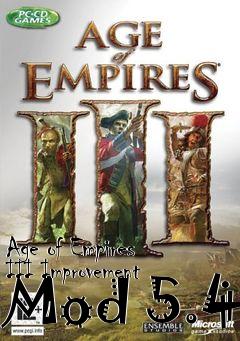 Box art for Age of Empires III Improvement Mod 5.4