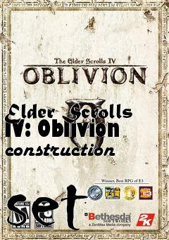 Box art for Elder Scrolls IV: Oblivion construction set