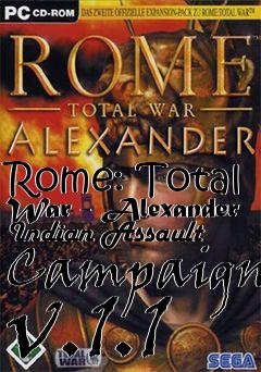Box art for Rome: Total War - Alexander Indian Assault Campaign v.1.1