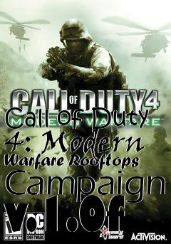 Box art for Call of Duty 4: Modern Warfare Rooftops Campaign v.1.0f