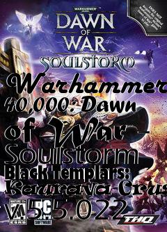 Box art for Warhammer 40,000: Dawn of War - Soulstorm Black Templars: Kaurava Crusade v.5.5.022