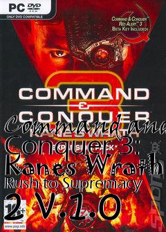 Box art for Command and Conquer 3: Kanes Wrath Rush to Supremacy 2 v.1.0