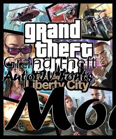 Box art for Grand Theft Auto IV Fonts Mod