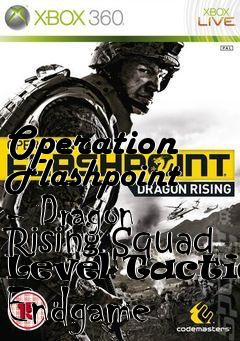 Box art for Operation Flashpoint - Dragon Rising Squad Level Tactics Endgame