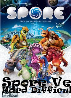 Box art for Spore Very Hard Difficulty