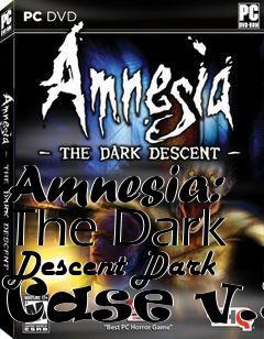 Box art for Amnesia: The Dark Descent Dark Case v.3